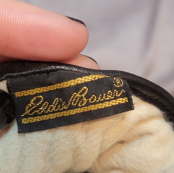 Vintage Eddie Bauer Womens Black Leather Gloves - Picture 6 of 13
